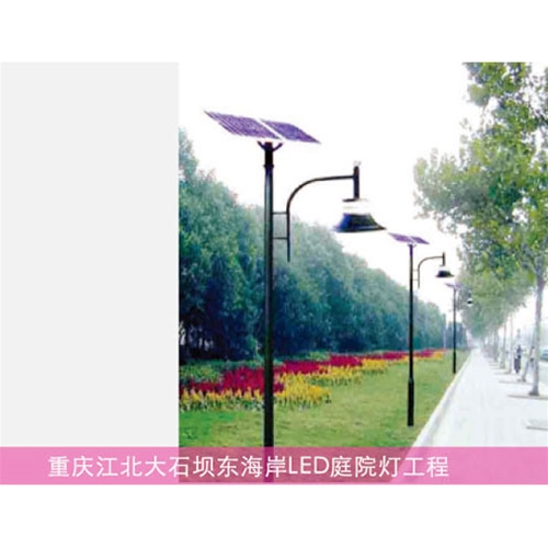 重庆江北大石坝东海岸LED庭院灯工程